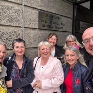 Team IHSGB at Embassy of Iceland